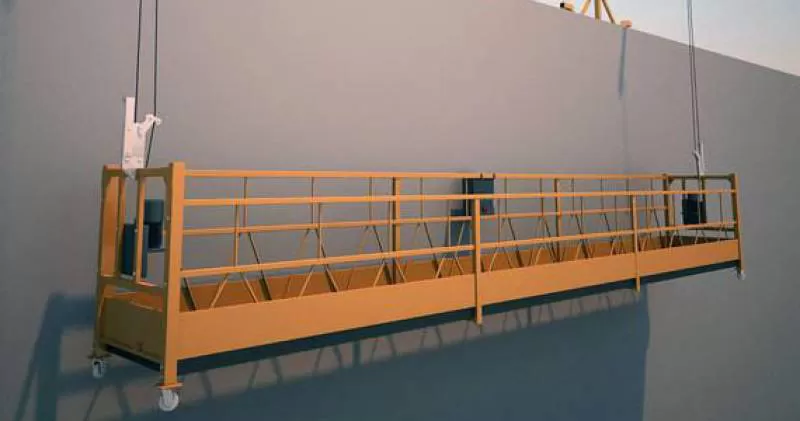 Sàn treo thao tác - thang treo lắp kính - T&T