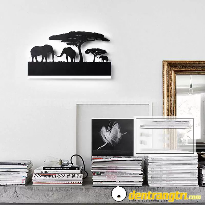 Đèn Vách Elephent In Black – DV00144 