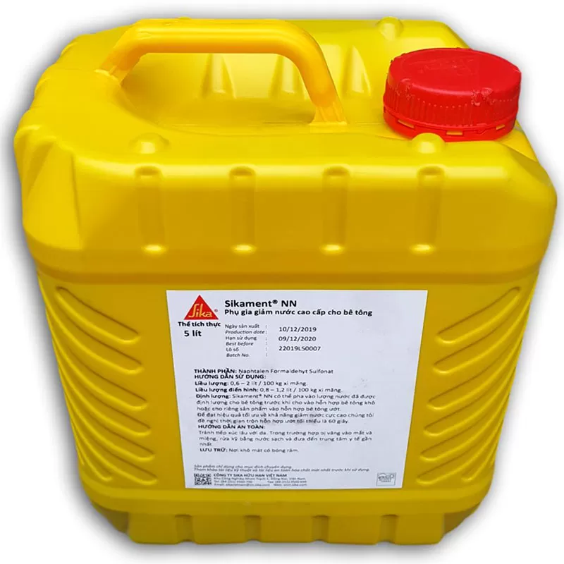 Sikament NN-5L Phụ gia đóng rắn nhanh tăng cường độ sớm bê tông