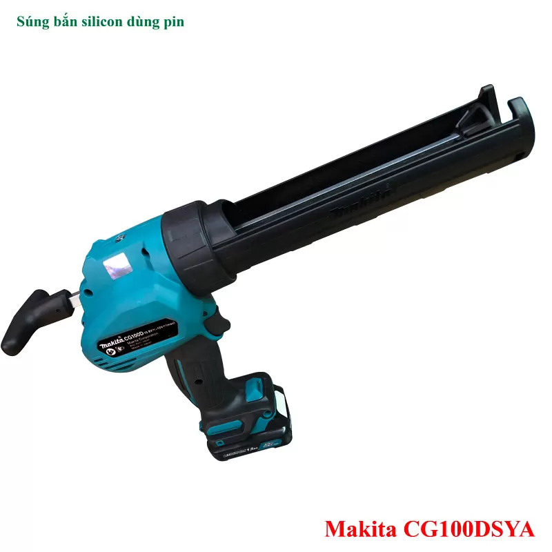 Súng bắn silicon dùng pin Makita CG100DSYA