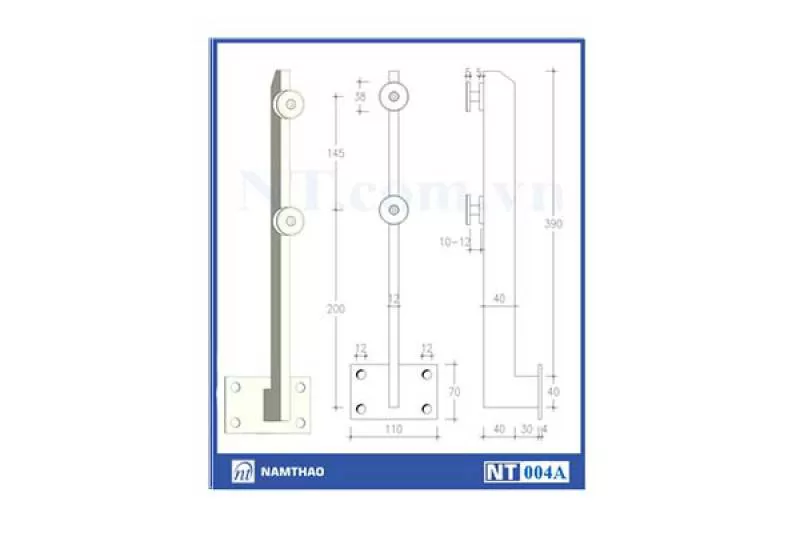 Mẫu Trụ Cầu Thang Đẹp Nên Làm NT 004A