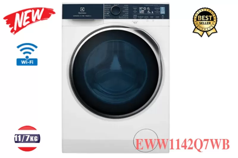 giá giảm SỐC : 15,900k Máy giặt sấy Electrolux inverter 11 kg EWW1142Q7WB 