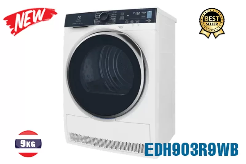 giá giảm SỐC : 19,300k Máy sấy quần áo Electrolux Inverter 9 kg EDH903R9WB 
