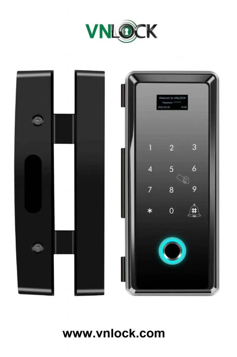 Khóa vân tay cửa kính cường lực VN-Y668