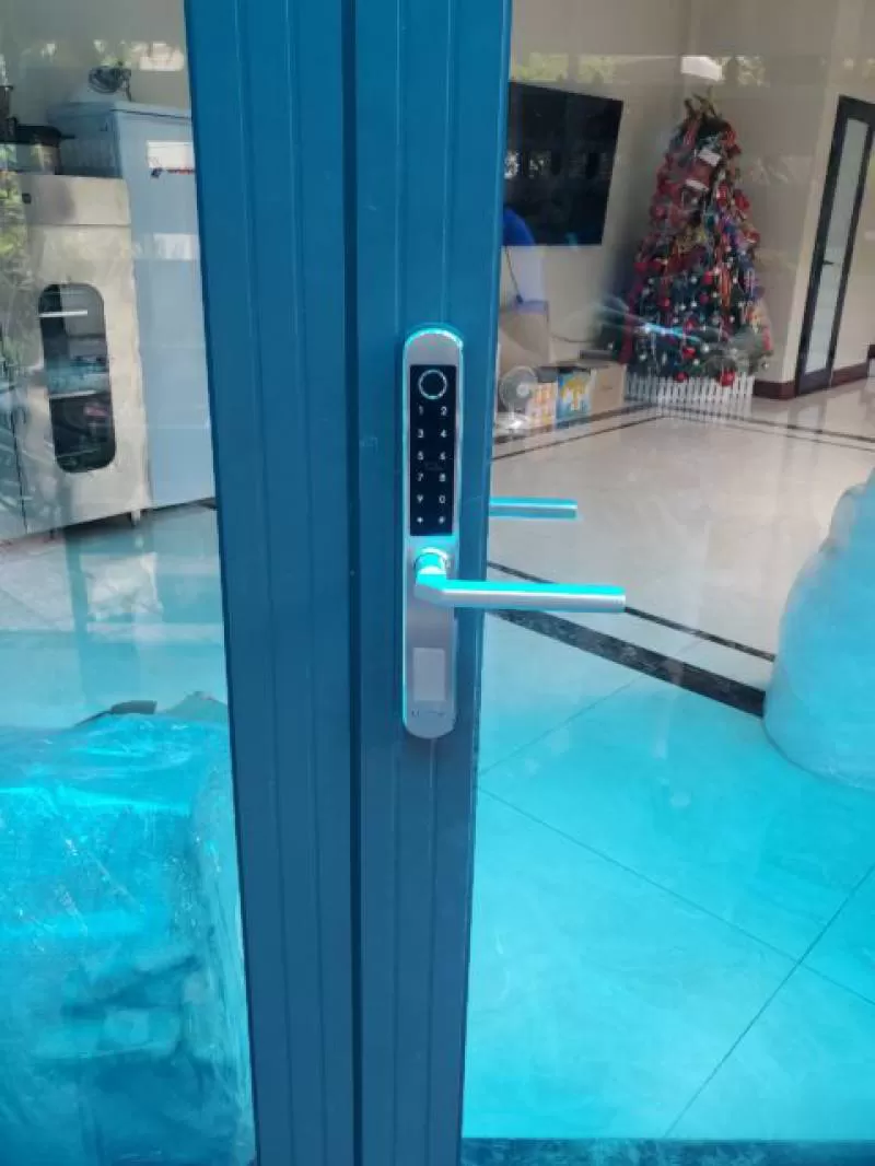 Khóa cửa vân tay OLOK H2911V1 dành cho cửa nhôm Xingfa 