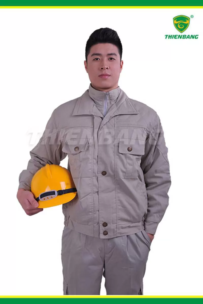 Áo khoác bảo hộ ghi xám