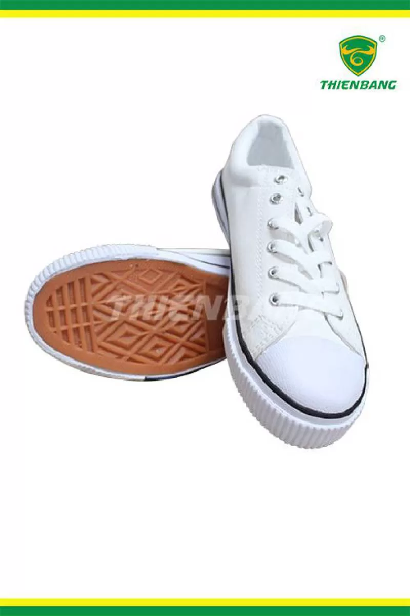Giày vải bảo hộ trắng
