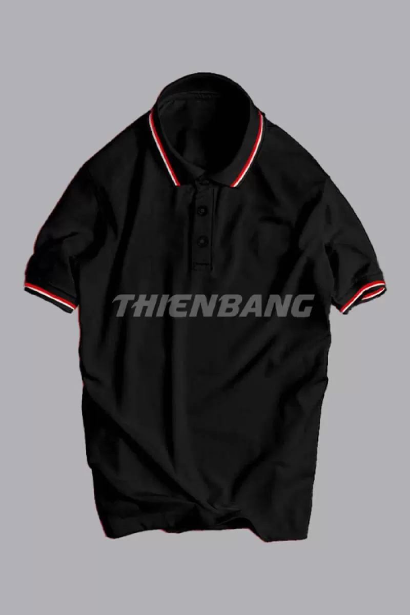 Áo Polo đen