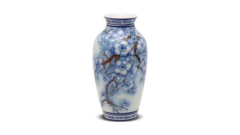 Bình hoa 27cm - Hoa Đào