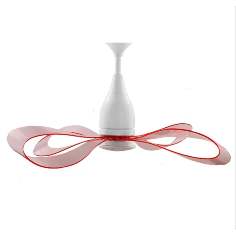 Quạt trần 4 cánh hình chiếc NƠ xinh xắn nhiều màu sắc đẹp mắt