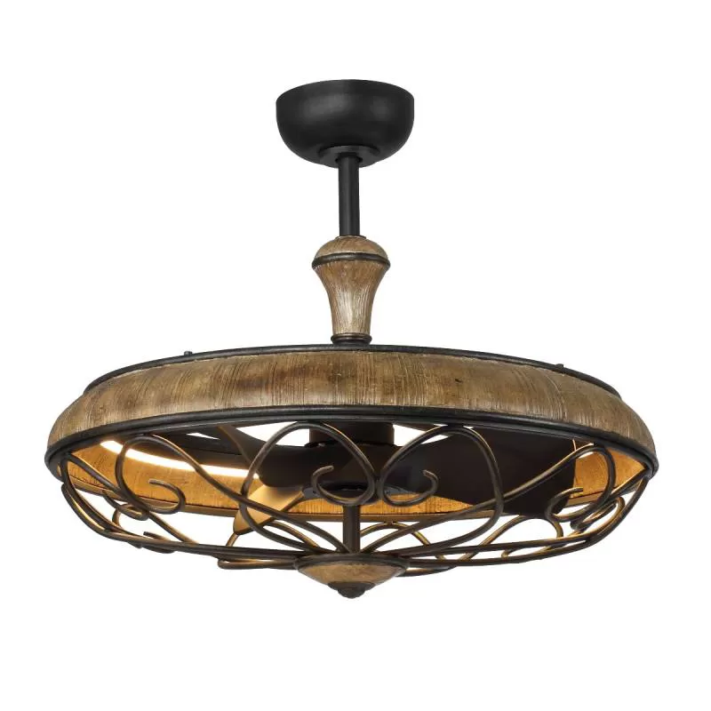 Quạt trần kết hợp đèn chùm ELIZA