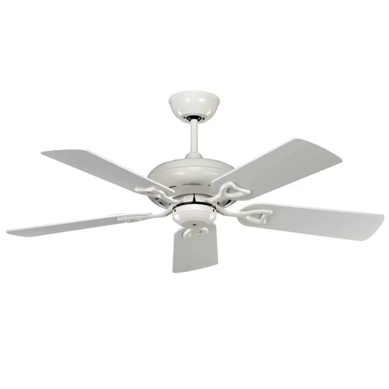 Quạt trần 5 cánh gỗ cao cấp sải cánh 1m2 màu trắng