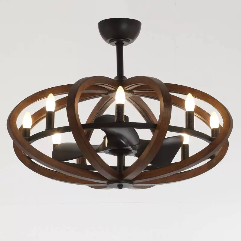 Mẫu quạt trần có đèn chùm lớn đường kính lên tới 1,6m UNIQUE