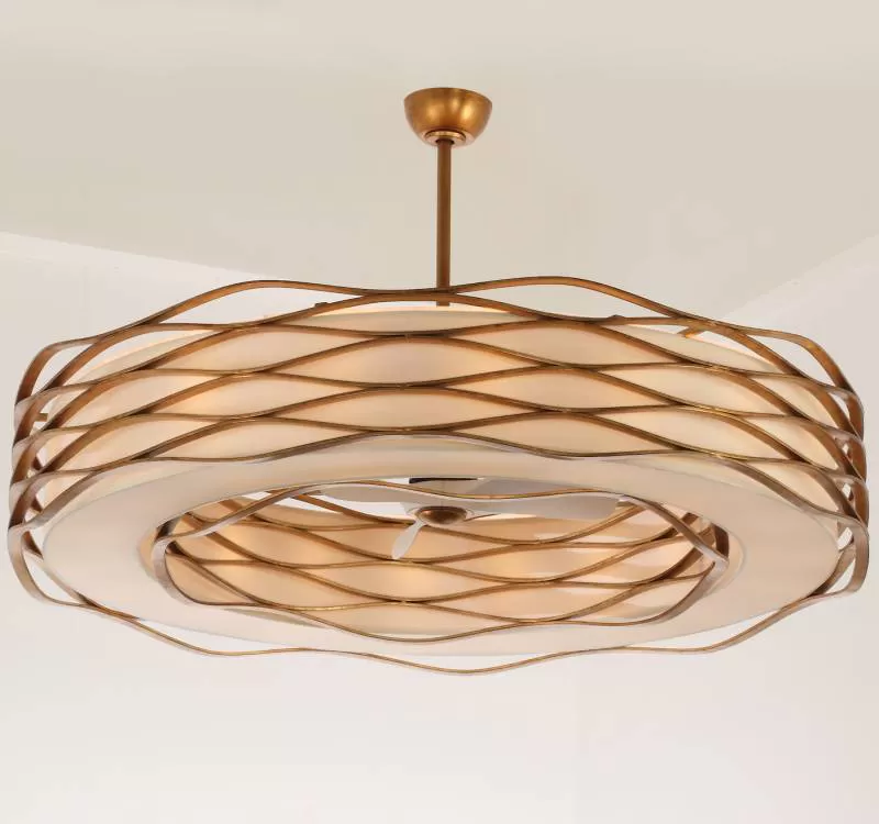 Mẫu quạt trần có đèn chùm lớn đường kính lên tới 1,6m EMPIRE