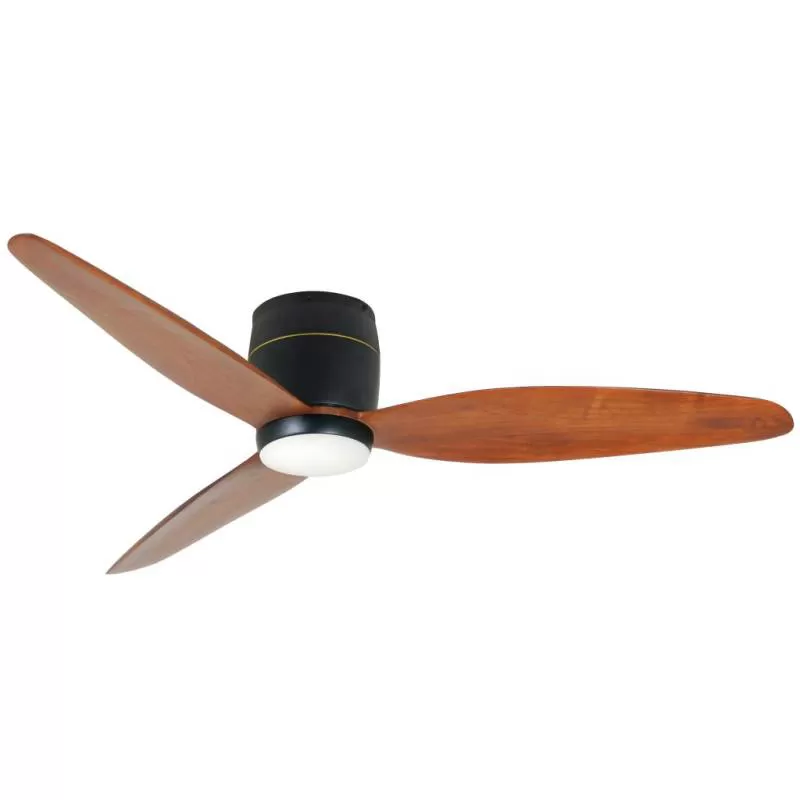 Quạt 3 cánh chung cư trần thấp màu nâu chỉ 20cm - Samara