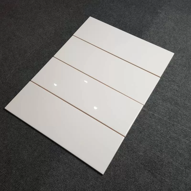 Gạch thẻ trắng bóng phẳng KT 150x450x16mm mã STA15450