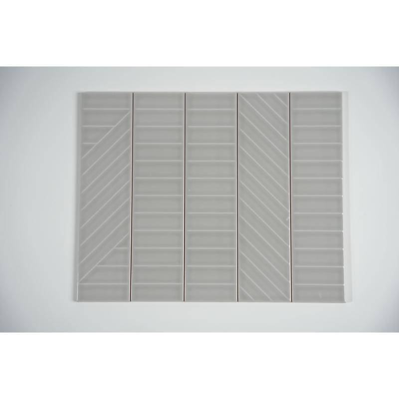 Gạch thẻ VN 75x300mm họa tiết xám bóng mã 0315-0 