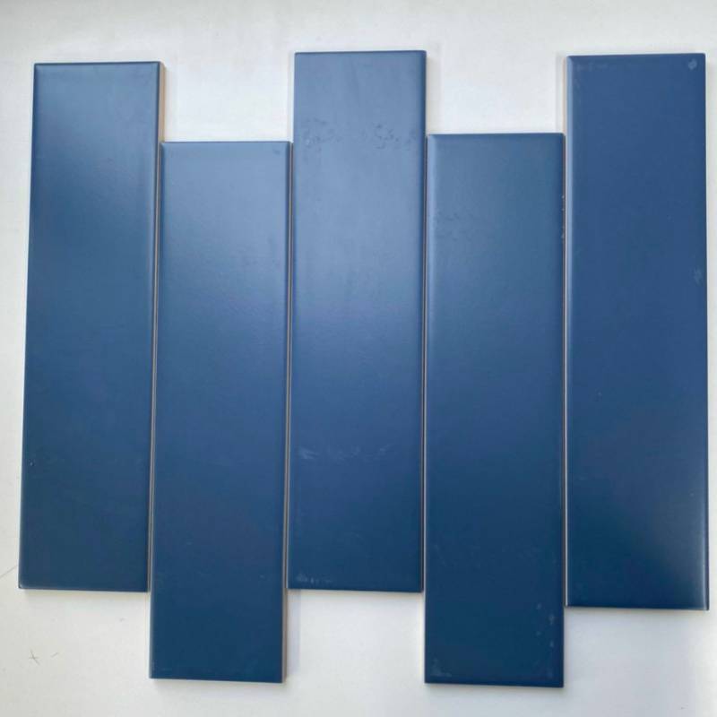 Gạch thẻ 75x300mm xanh tím mờ