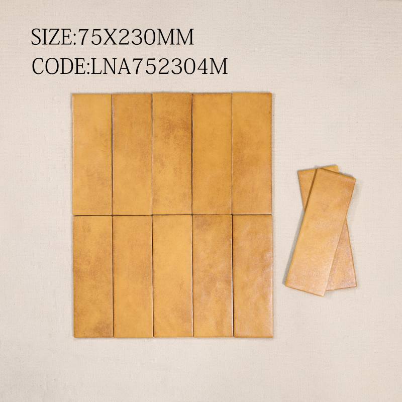Gạch thẻ Porcelain 75x230mm men mờ nhập khẩu 752304M