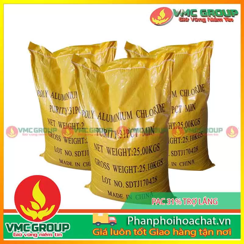 PAC 31% TQ POLYALUMINIUM CHLORIDE AL2O3 PPHCVM