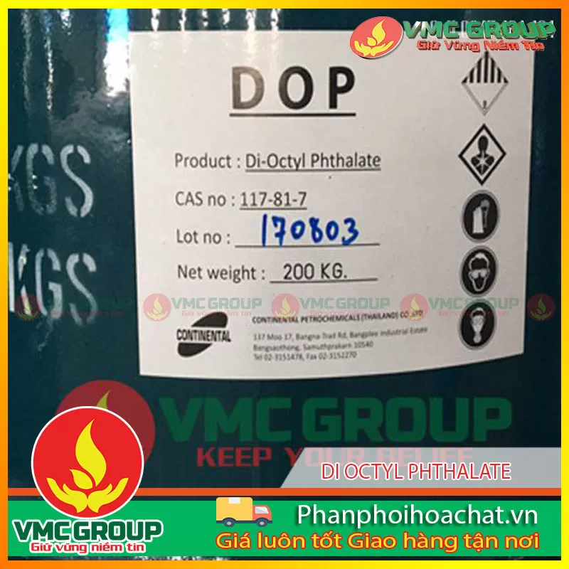 DOP – DI OCTYL PHTHALATE C21H38O4 PPHCVM