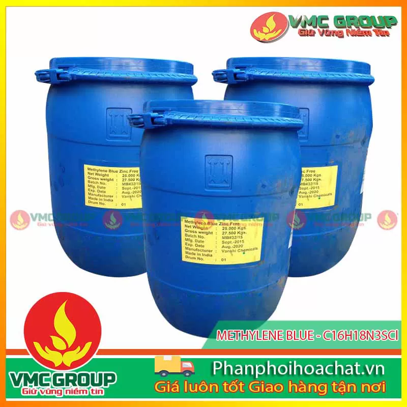 XANH METHYLENE BLUE – C16H18N3SCl PPHCVM