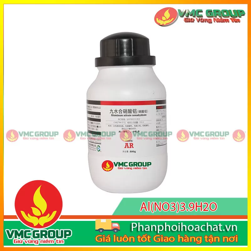 Al(NO3)3.9H2O- ALUMINUM NITRATE NONAHYDRATE – NHÔM NITRAT PPHCVM