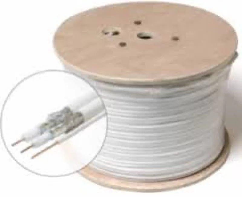 Cáp đồng trục RG6 Trường Phú, lõi đồng bọc giấy bạc và lưới nhôm chống nhiễu - cuộn 305m 