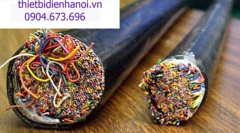 Cáp điện thoại luồn cống 100 đôi có dầu 100x2x0,5 ( PMC - Z43 - Sacom...)