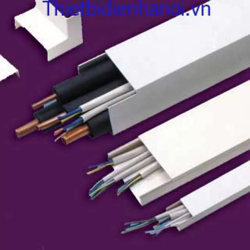 Máng gen luồn dây điện chống cháy SP 80x40 mm - GA80 (2 m/ cây) 