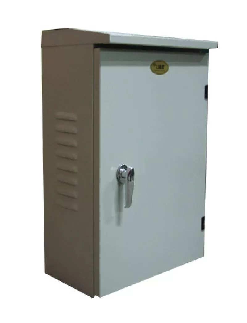 Vỏ tủ điện ngoài trời 600x400x230 bằng kim loại sơn tĩnh điện 