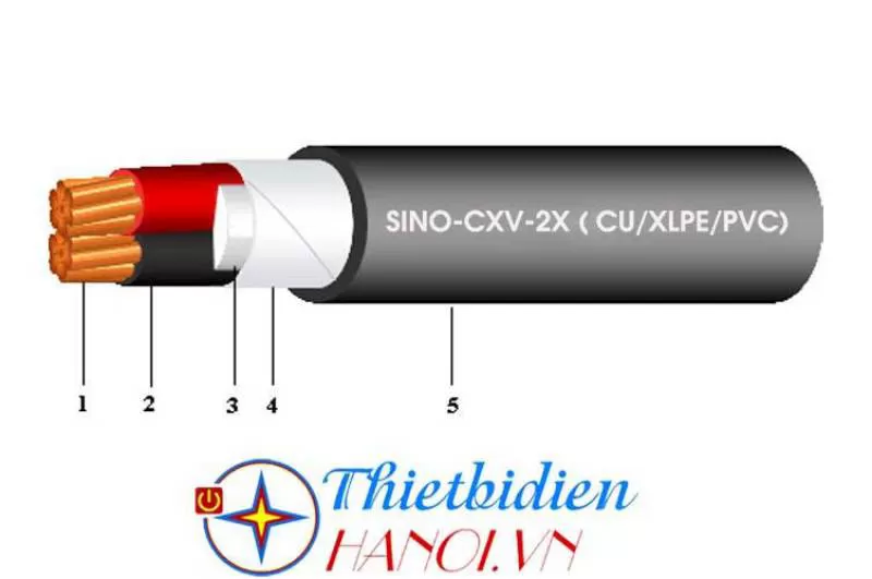 Dây cáp điện Sino, Cáp treo CXV 2x300 