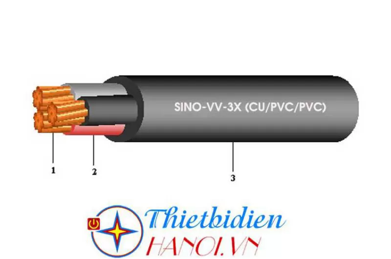 Dây cáp điện Sino, Cáp treo hạ thế VV 3x185 