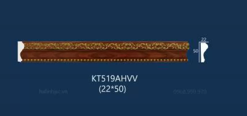 Phào nẹp tường PS cao cấp KT519AHVV