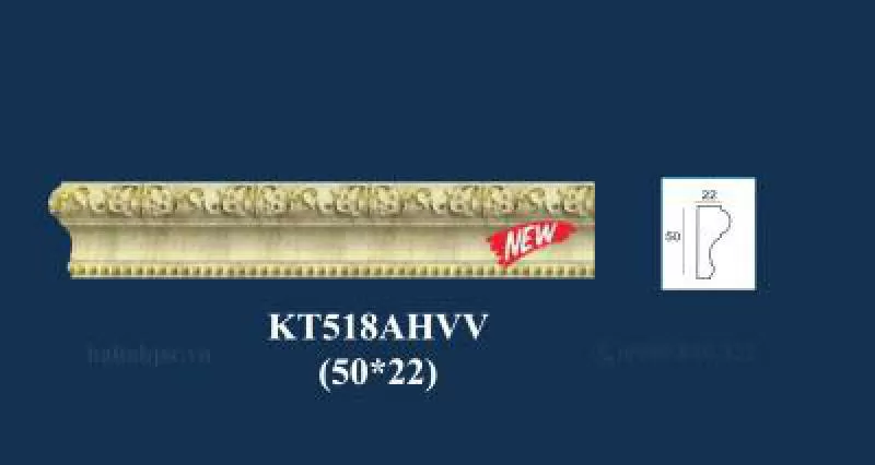 Phào nẹp tường PS cao cấp KT518AHVV
