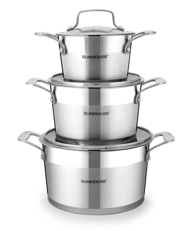 Bộ nồi inox 5 đáy SUNHOUSE SH779