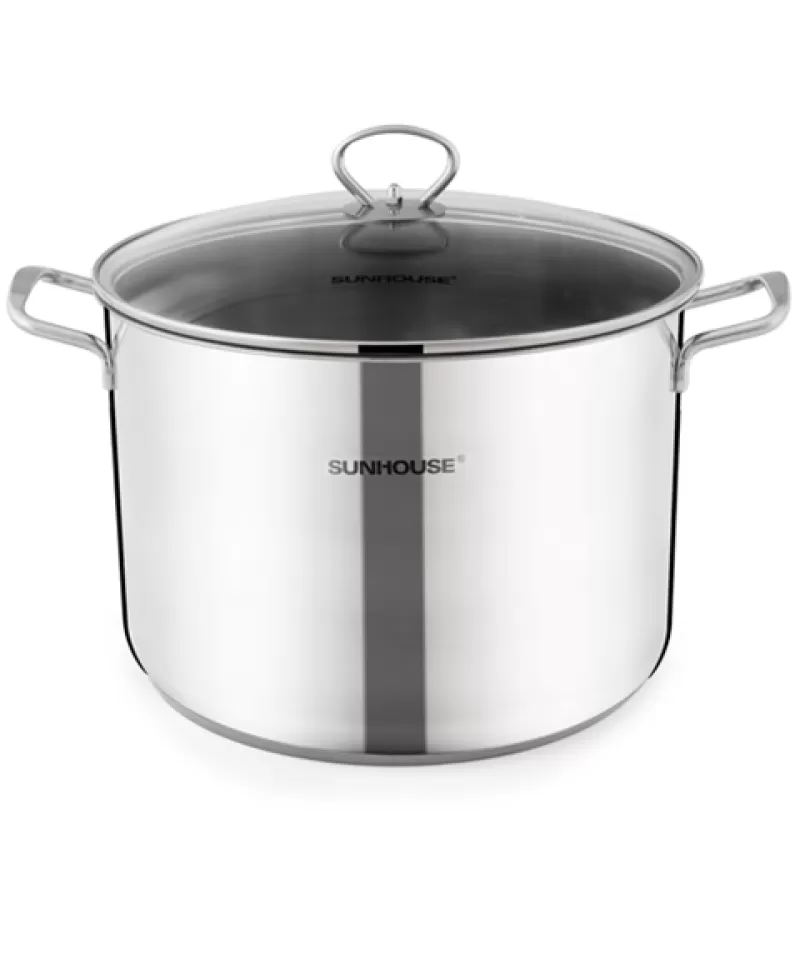 Nồi luộc gà inox 3 đáy SUNHOUSE SH28LG