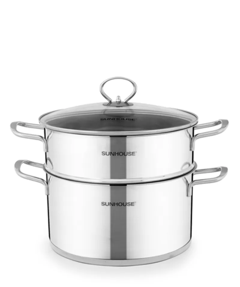 Bộ nồi xửng inox SUNHOUSE SSP25124