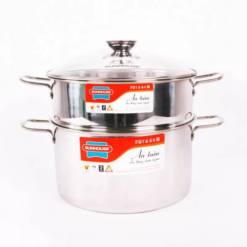 Bộ nồi xửng inox SUNHOUSE SSP24A