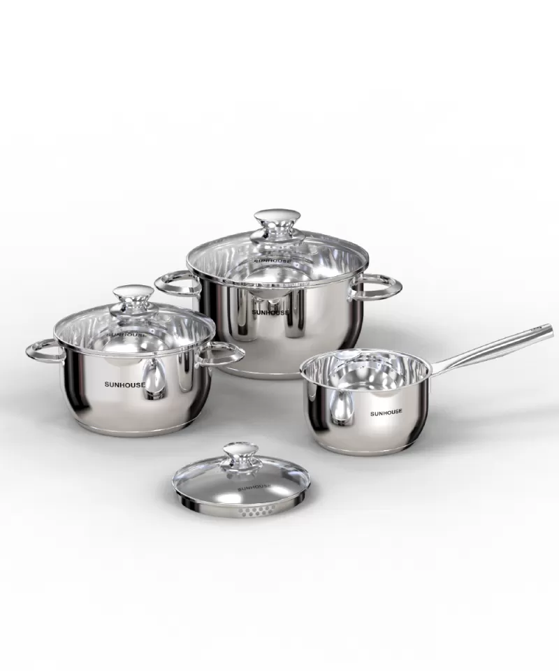 BỘ NỒI INOX 5 ĐÁY SUNHOUSE SHG688
