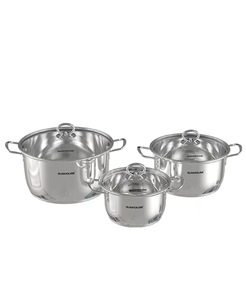 BỘ NỒI INOX 5 ĐÁY SUNHOUSE SHG788