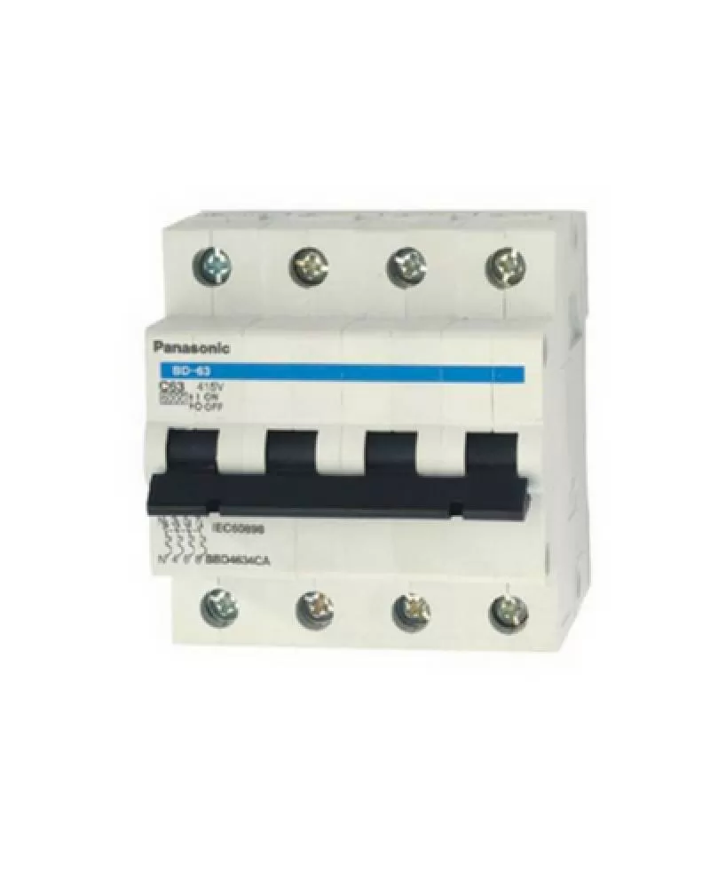 Cầu dao tự động 4 pha panasonic BBD4064CA 6A 6kA 