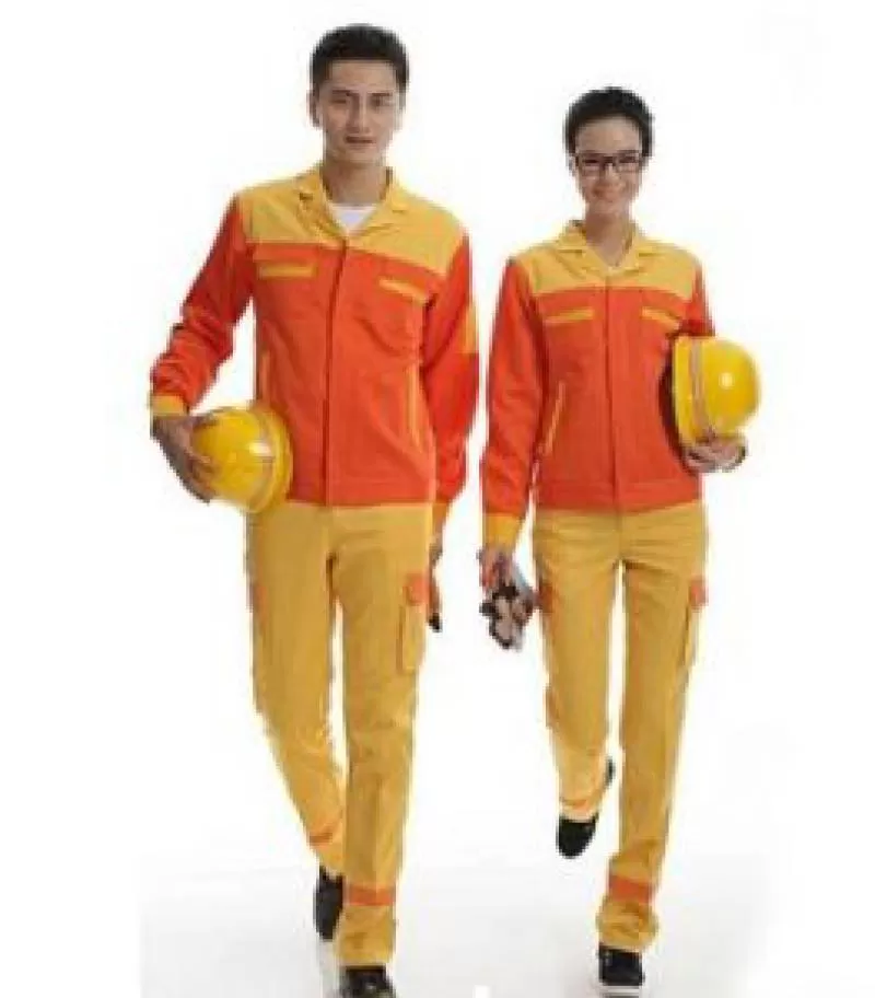 Quần áo bảo hộ lao động cam vàng - QAK0009