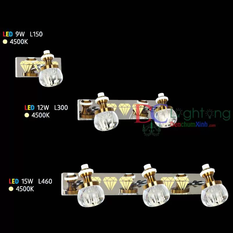 Đèn soi tranh - soi gương Led DCX466/1 ( LED 9w )