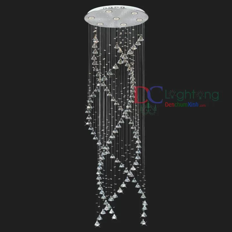 Đèn thả thông tầng cầu thang DCX5006 ( Rộng 500cm )