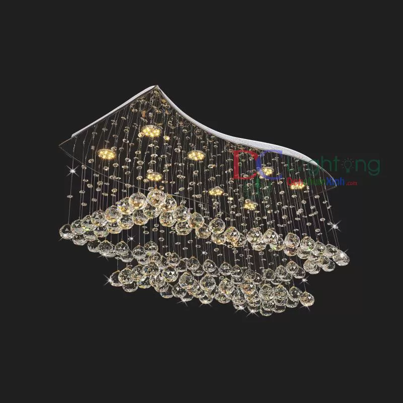 Đèn thả thông tầng cầu thang DCX8050 ( Rộng 80-50cm )