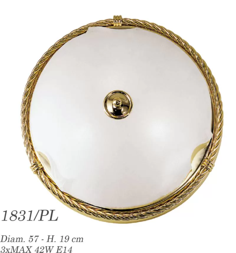 Đèn Áp Trần Đồng Possoni (Ý) 1831/PL