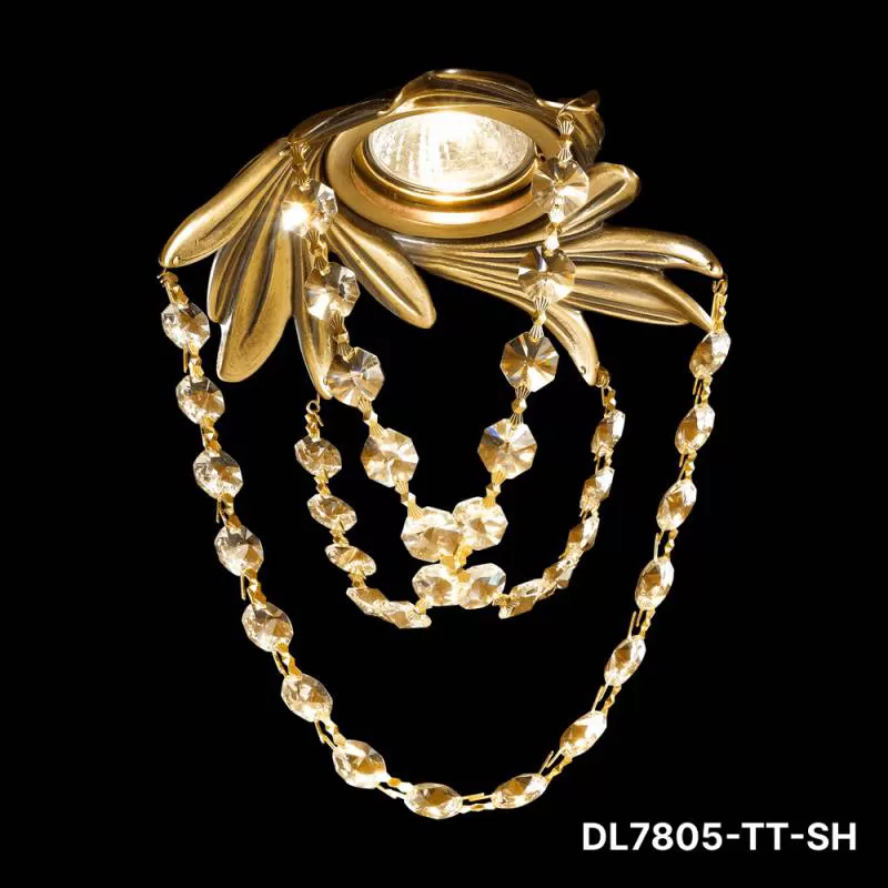 Đèn Lon Áp Trần Đồng Possoni (Ý) DL7805-TT