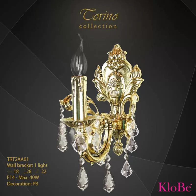 Đèn Vách Đồng Klobe (TBN) TRT2AA/01