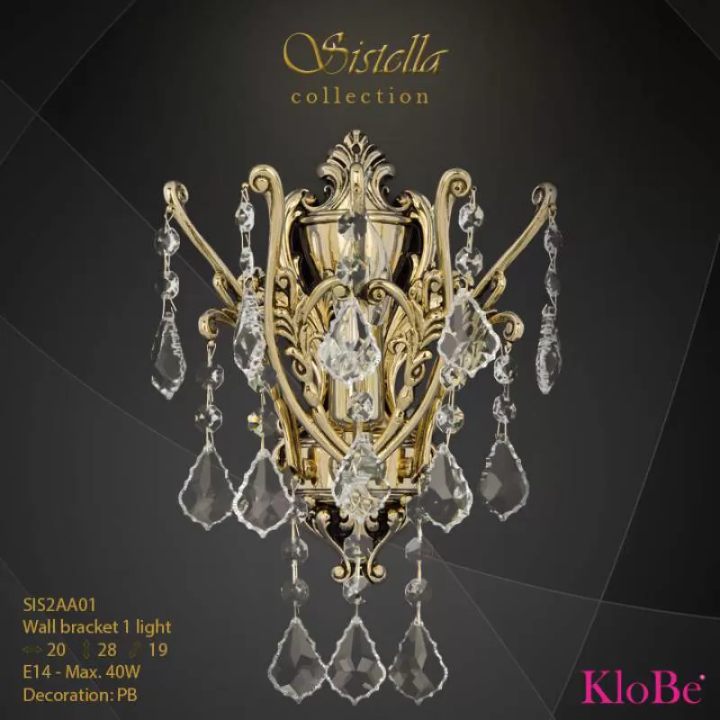 Đèn Vách Đồng Klobe (TBN) SIS2AA/01